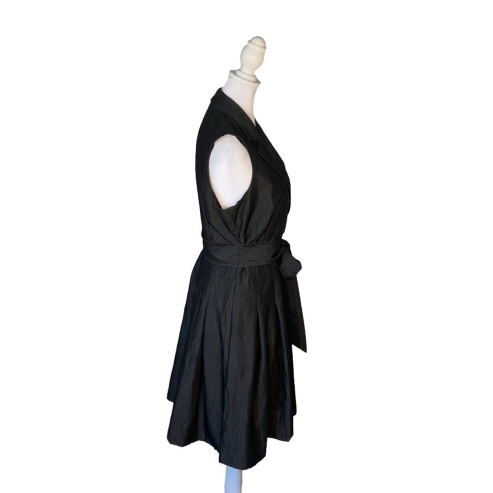 Anne Klein Sleeveless Tie Waist Midi Dress - Picture 11 of 16
